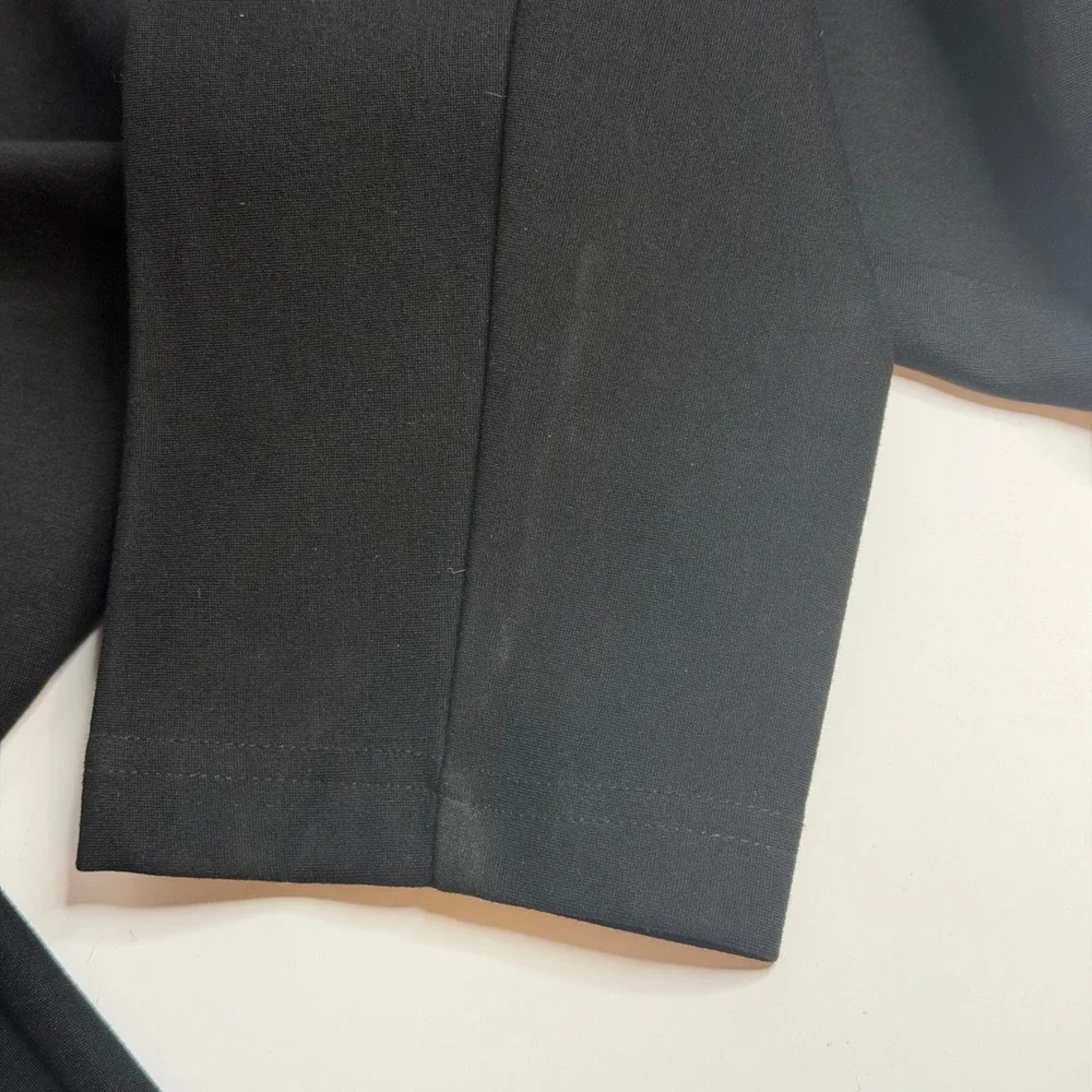 Nanette Lepore Black Tapered Leg Dress Pants Slacks Womens Size Large Career